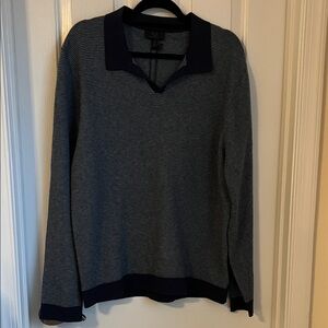 Magaschoni Blue Knit Sweater